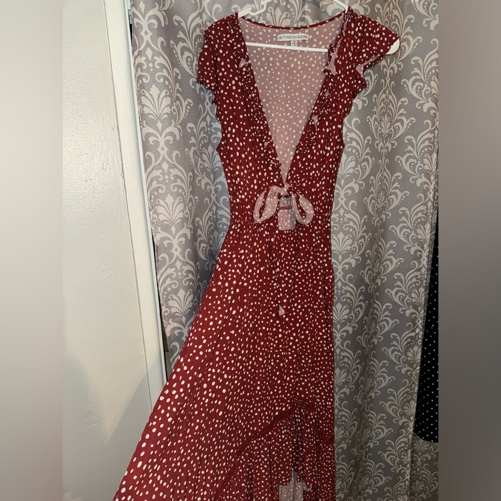 Maxi high-low dress from boot barn. Super cute with boots and heels.